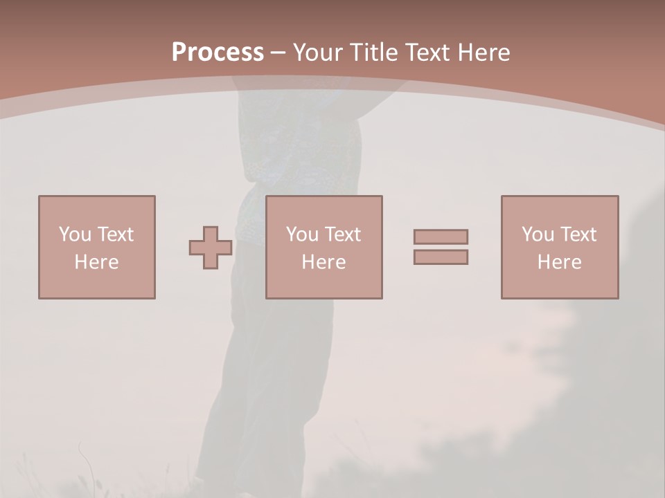 Child Nature Hand PowerPoint Template