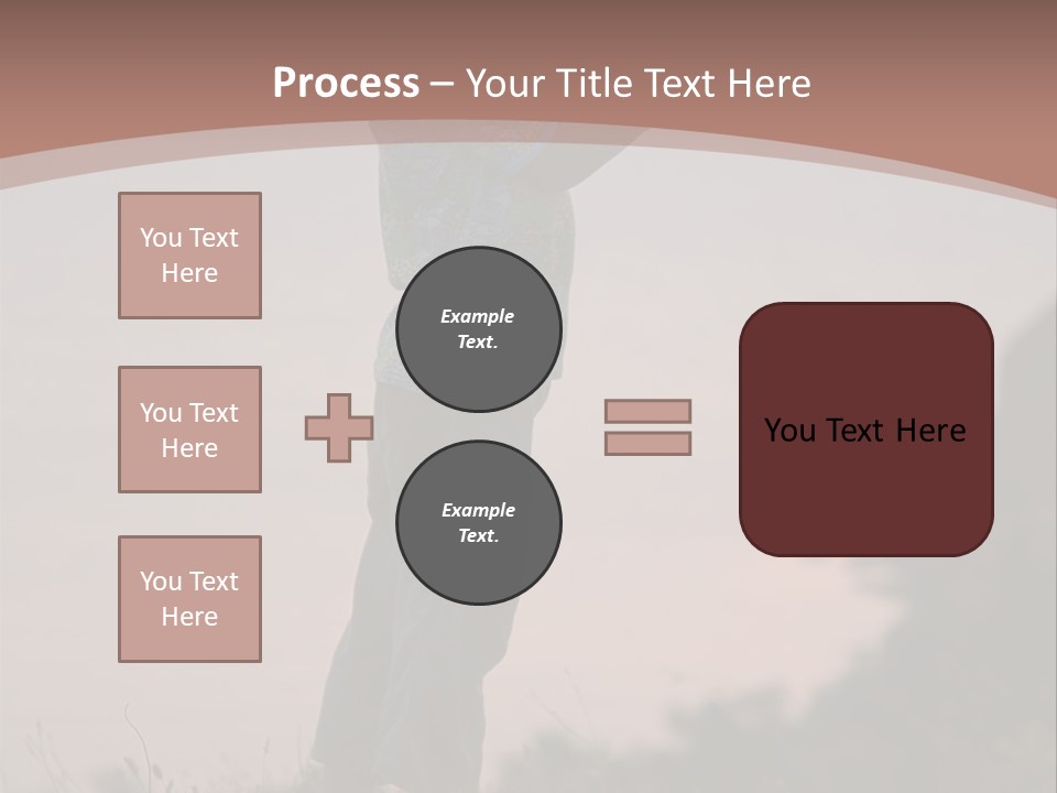 Child Nature Hand PowerPoint Template