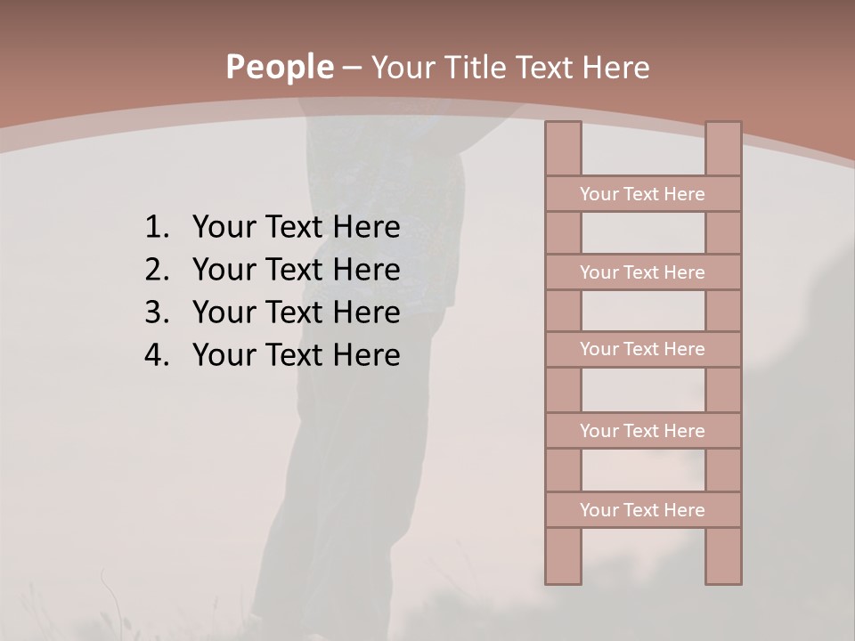 Child Nature Hand PowerPoint Template