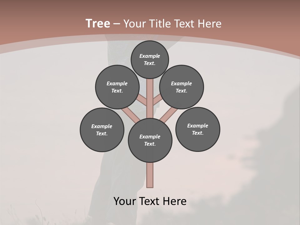 Child Nature Hand PowerPoint Template