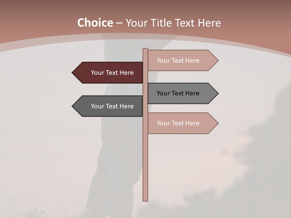 Child Nature Hand PowerPoint Template