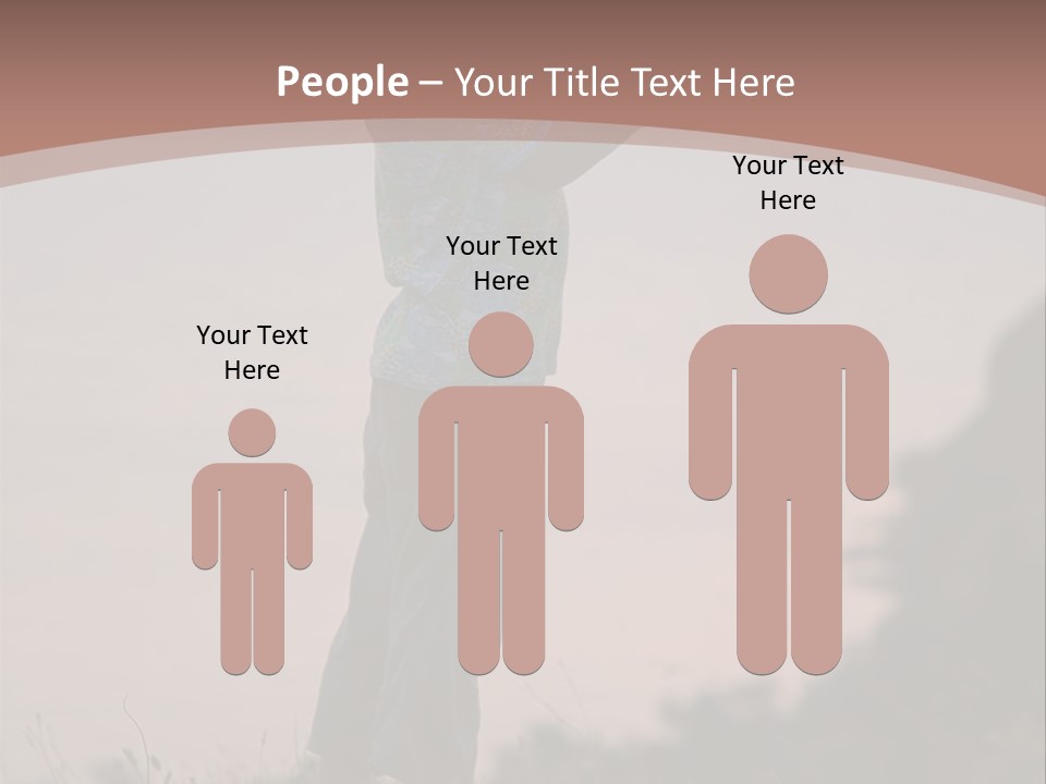 Child Nature Hand PowerPoint Template