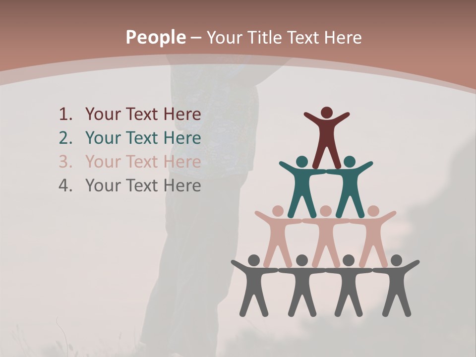 Child Nature Hand PowerPoint Template