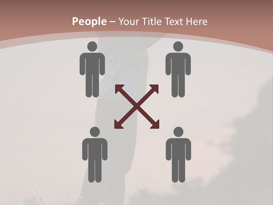 Child Nature Hand PowerPoint Template