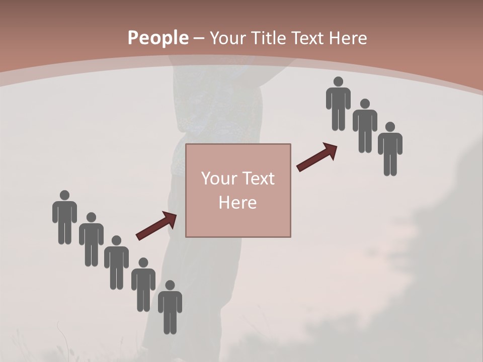 Child Nature Hand PowerPoint Template