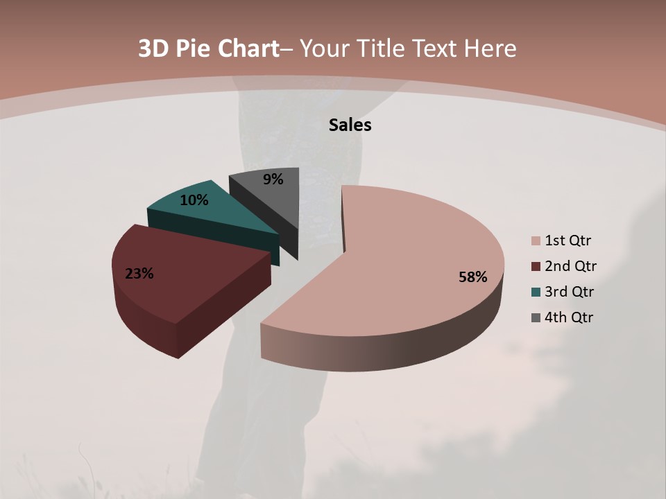 Child Nature Hand PowerPoint Template