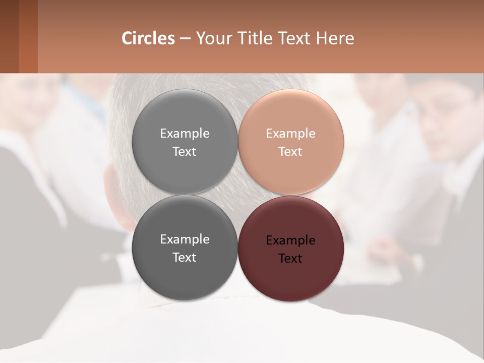 Greyhaired Sharing Speaker PowerPoint Template