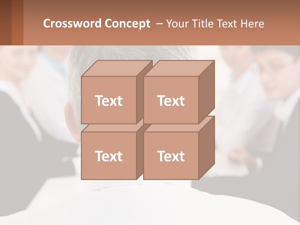 Greyhaired Sharing Speaker PowerPoint Template