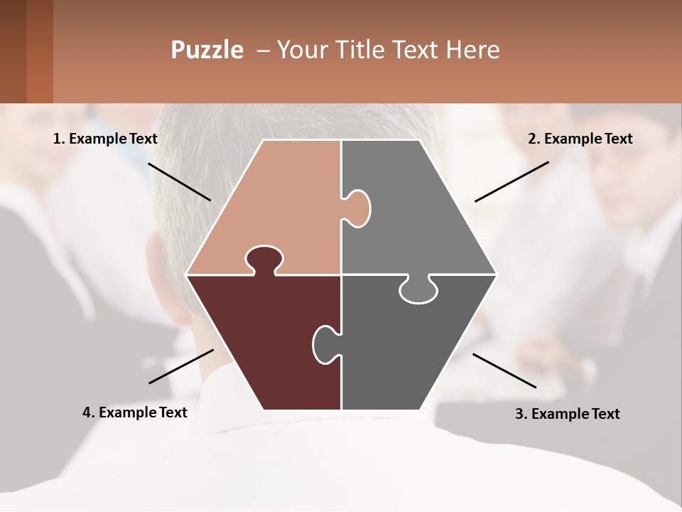 Greyhaired Sharing Speaker PowerPoint Template