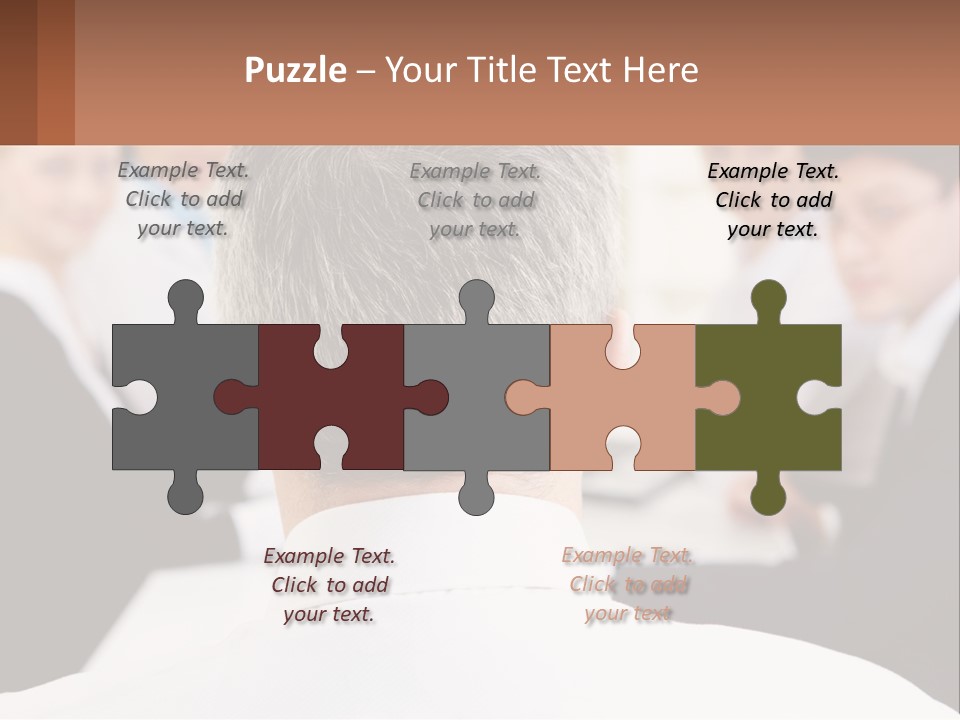 Greyhaired Sharing Speaker PowerPoint Template