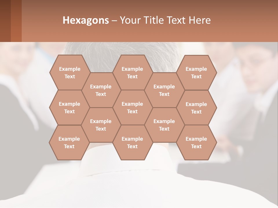 Greyhaired Sharing Speaker PowerPoint Template