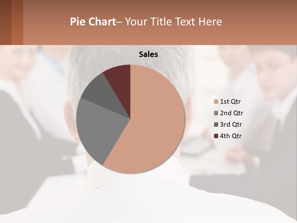 Greyhaired Sharing Speaker PowerPoint Template