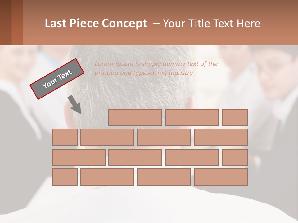 Greyhaired Sharing Speaker PowerPoint Template