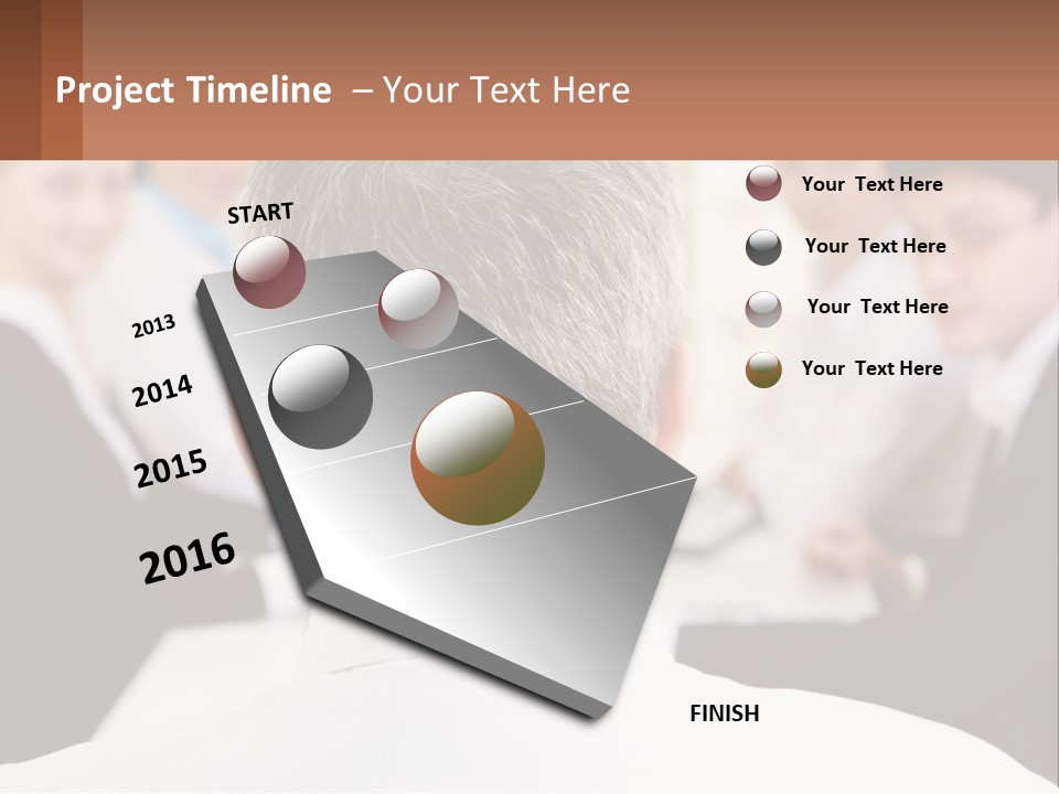 Greyhaired Sharing Speaker PowerPoint Template
