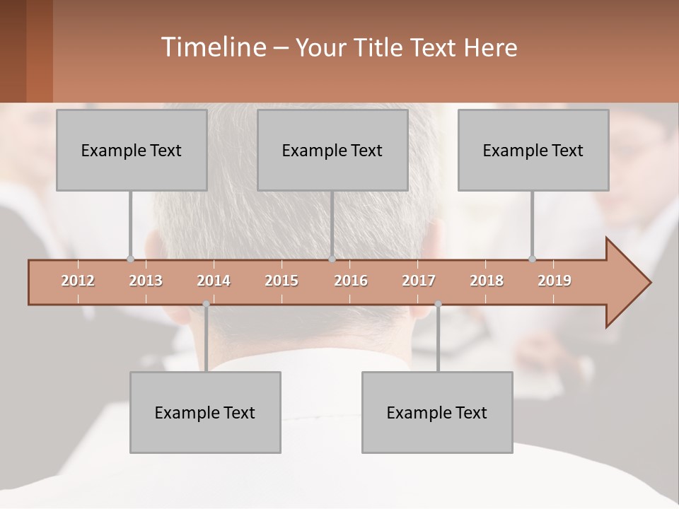 Greyhaired Sharing Speaker PowerPoint Template