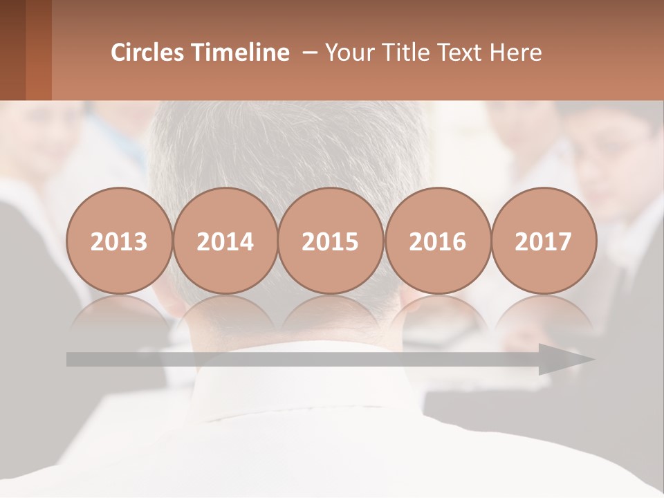 Greyhaired Sharing Speaker PowerPoint Template