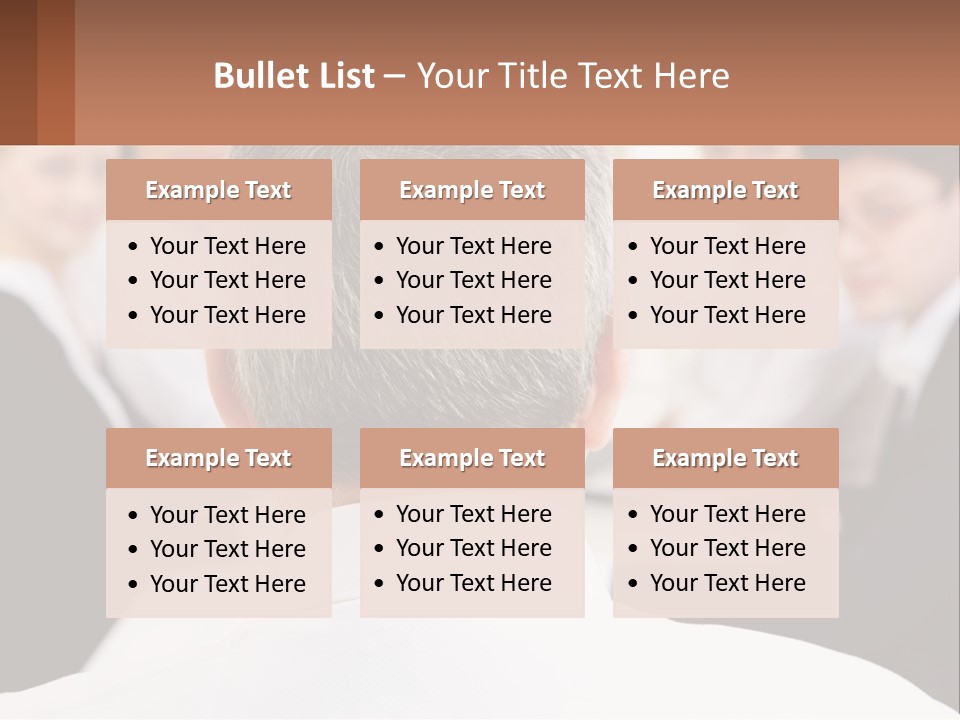 Greyhaired Sharing Speaker PowerPoint Template