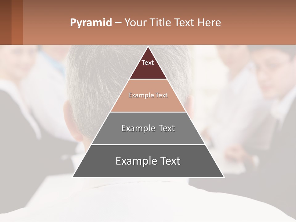 Greyhaired Sharing Speaker PowerPoint Template