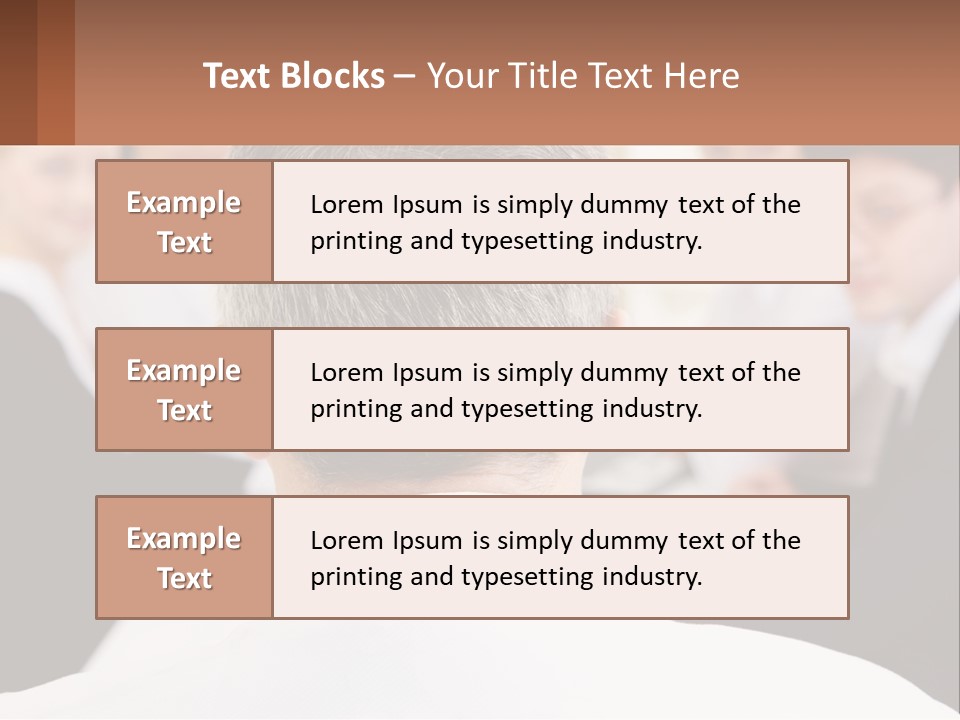 Greyhaired Sharing Speaker PowerPoint Template