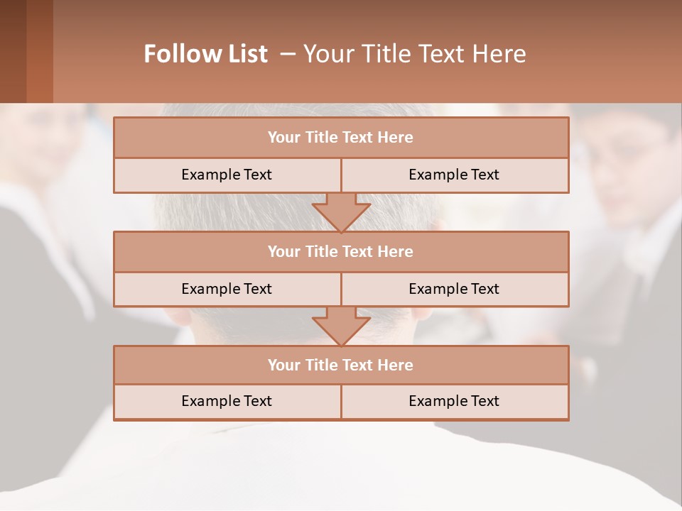 Greyhaired Sharing Speaker PowerPoint Template