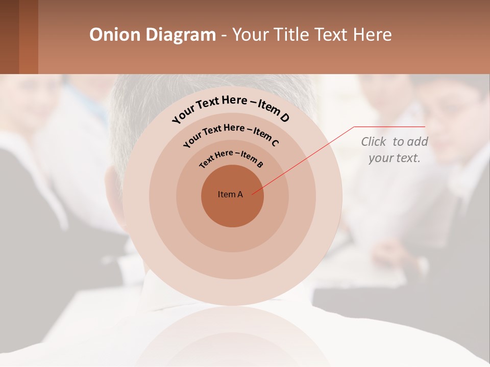 Greyhaired Sharing Speaker PowerPoint Template