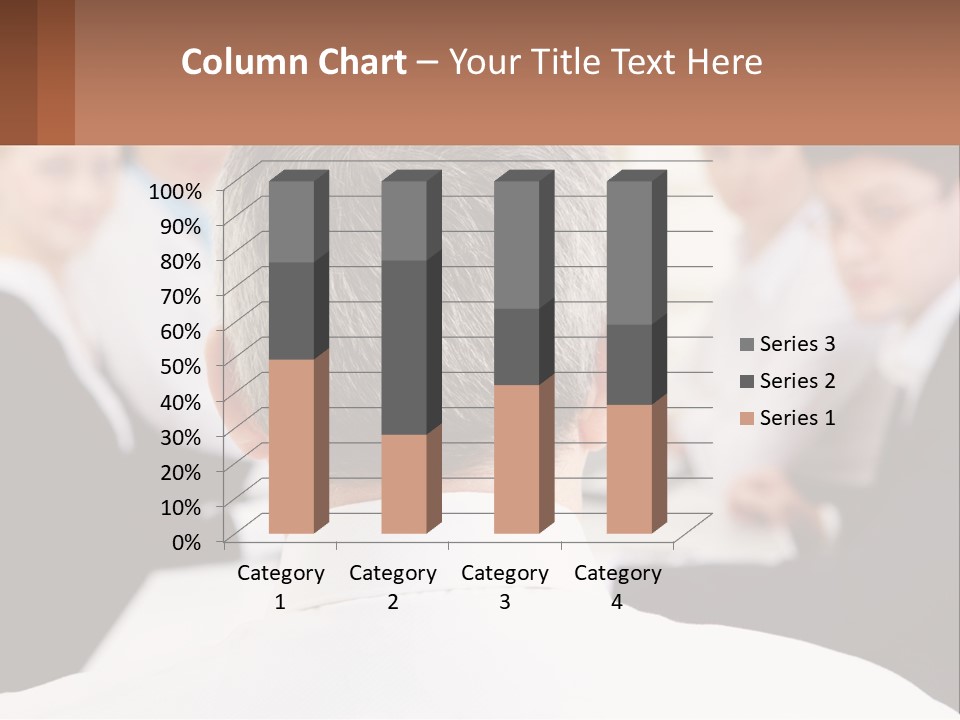 Greyhaired Sharing Speaker PowerPoint Template