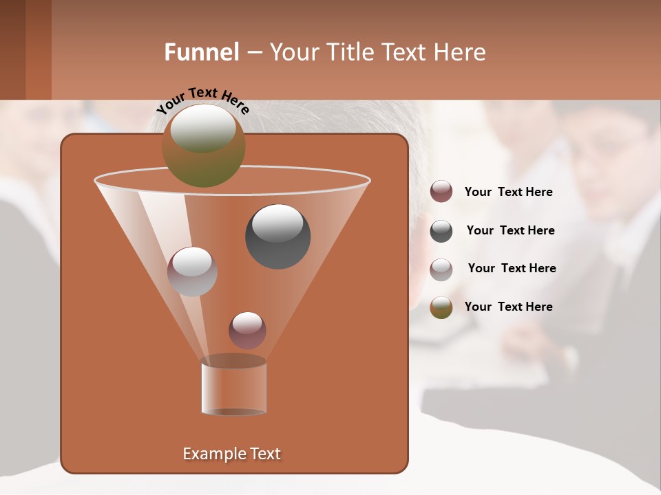 Greyhaired Sharing Speaker PowerPoint Template