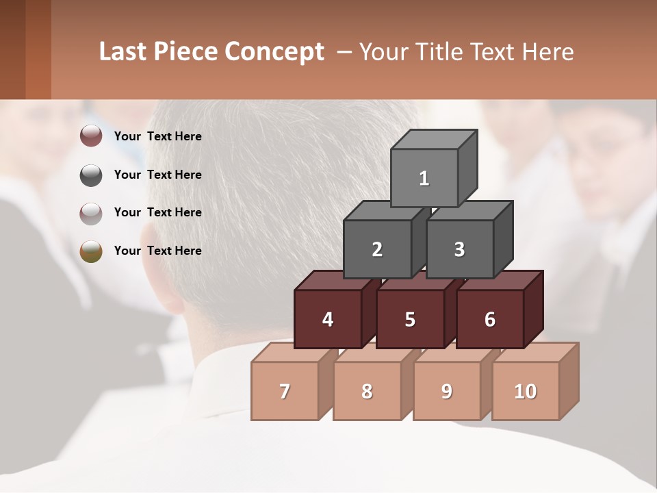 Greyhaired Sharing Speaker PowerPoint Template