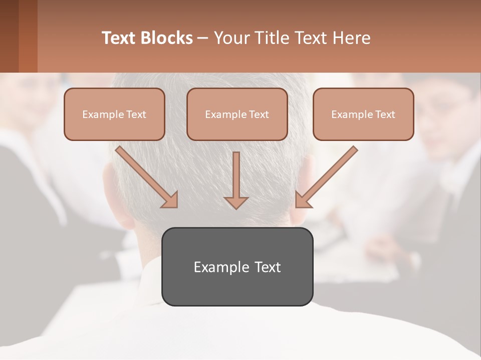 Greyhaired Sharing Speaker PowerPoint Template