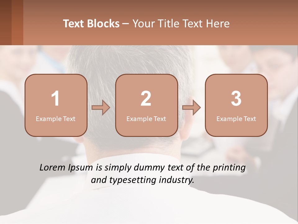 Greyhaired Sharing Speaker PowerPoint Template