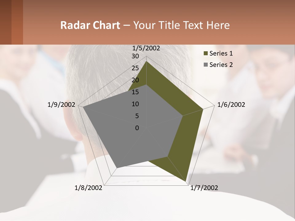Greyhaired Sharing Speaker PowerPoint Template