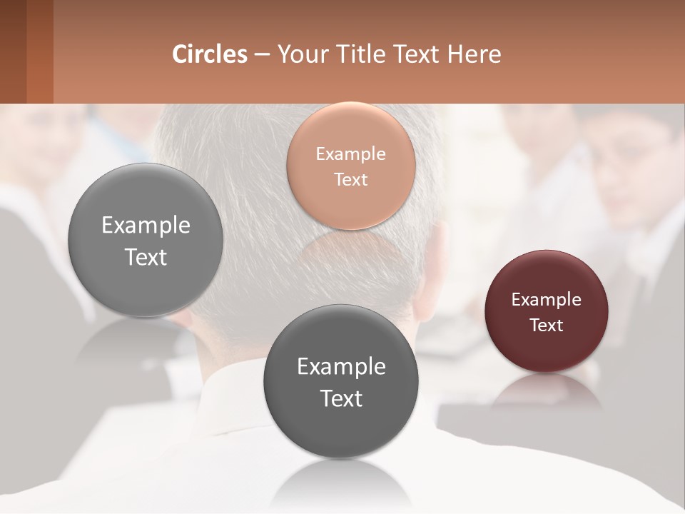 Greyhaired Sharing Speaker PowerPoint Template