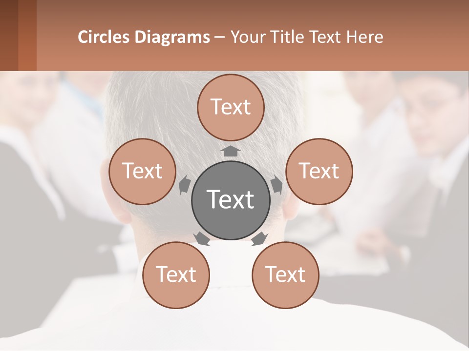 Greyhaired Sharing Speaker PowerPoint Template