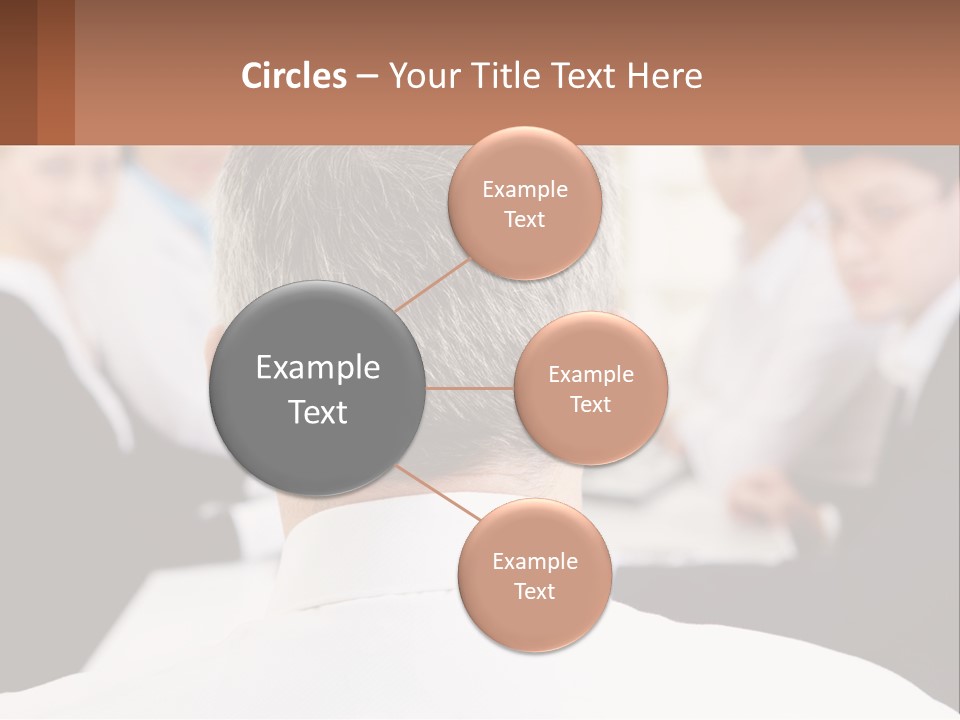 Greyhaired Sharing Speaker PowerPoint Template