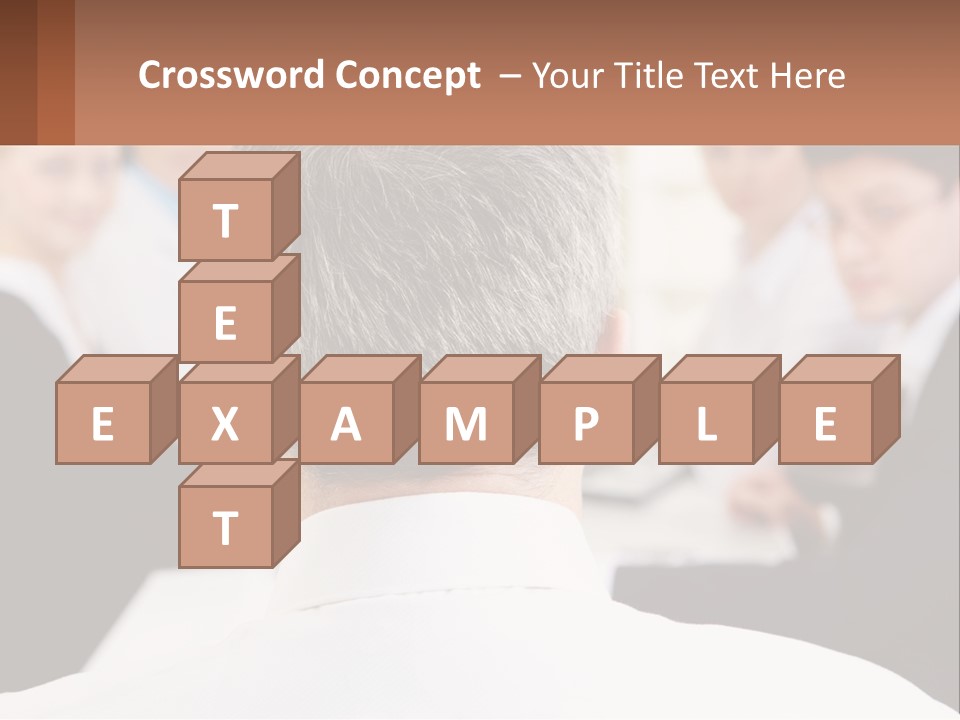 Greyhaired Sharing Speaker PowerPoint Template