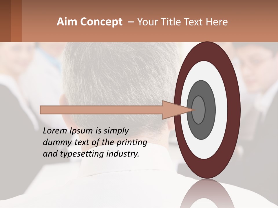 Greyhaired Sharing Speaker PowerPoint Template