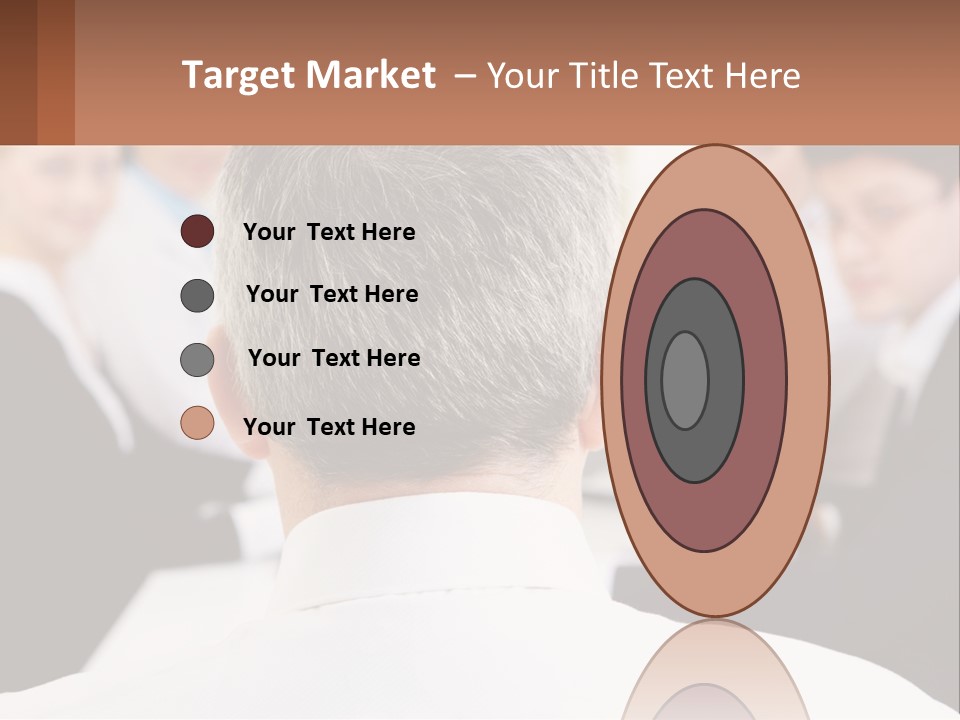 Greyhaired Sharing Speaker PowerPoint Template