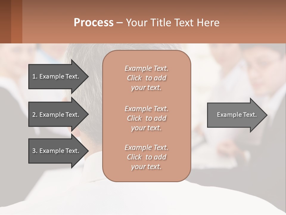 Greyhaired Sharing Speaker PowerPoint Template
