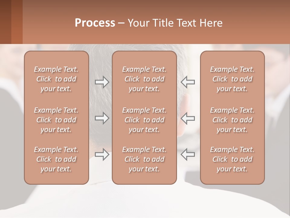Greyhaired Sharing Speaker PowerPoint Template
