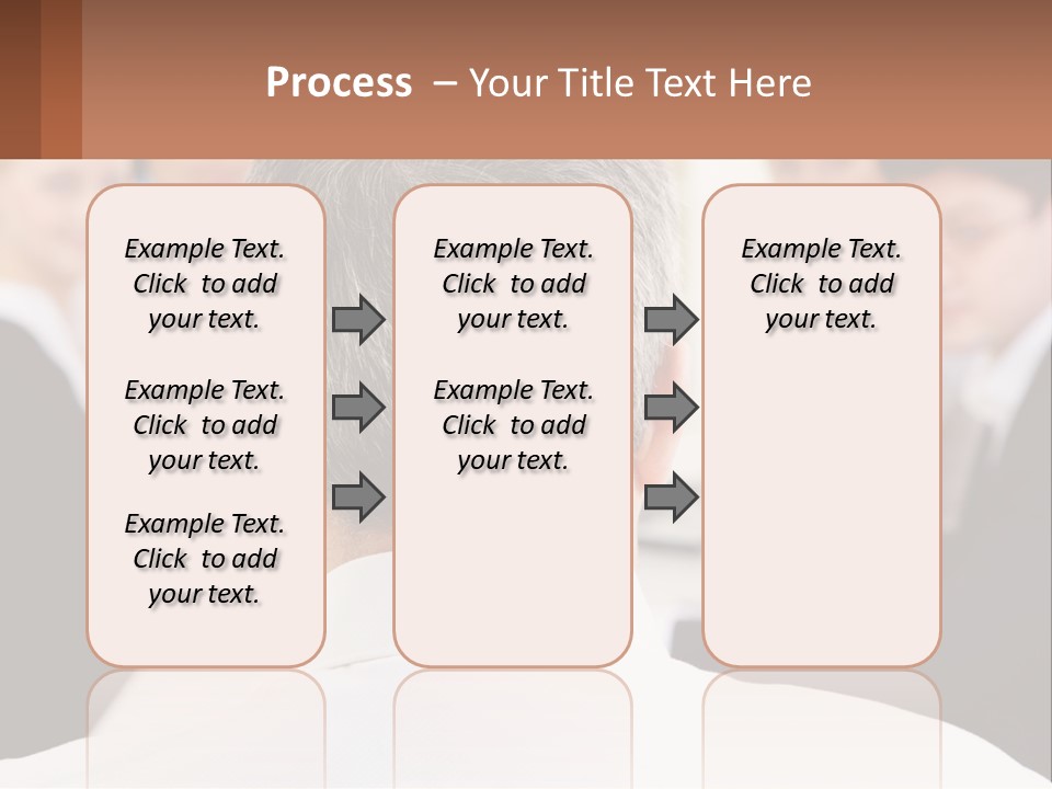 Greyhaired Sharing Speaker PowerPoint Template