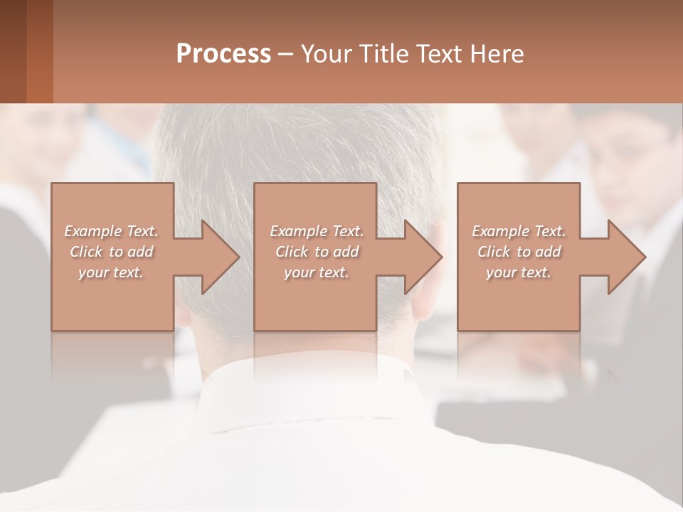 Greyhaired Sharing Speaker PowerPoint Template