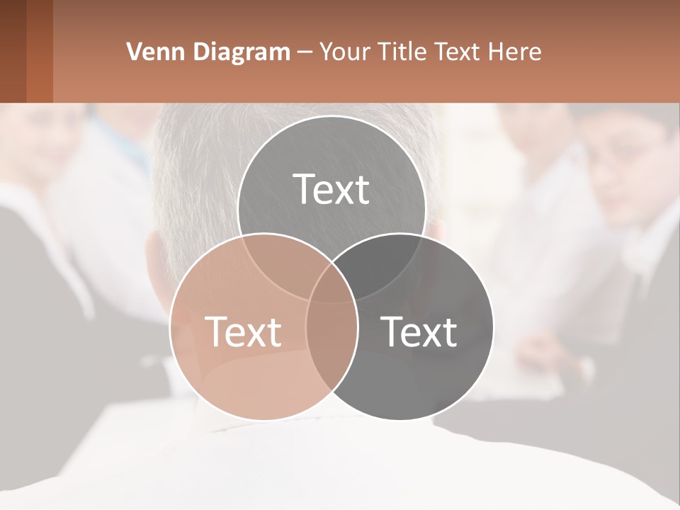 Greyhaired Sharing Speaker PowerPoint Template