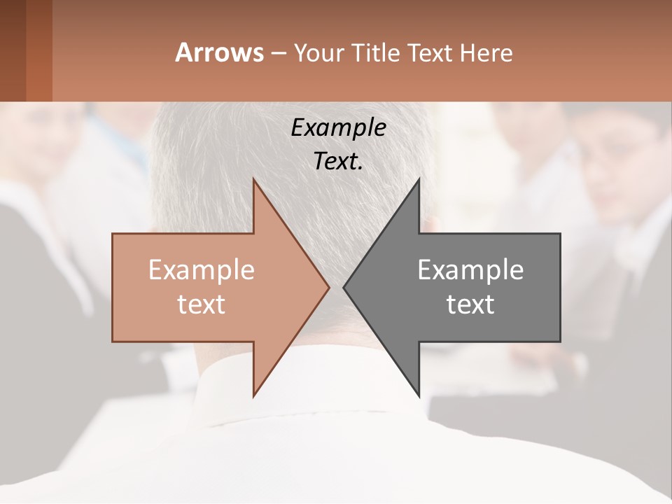 Greyhaired Sharing Speaker PowerPoint Template