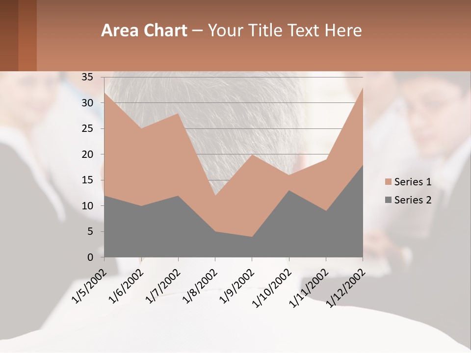 Greyhaired Sharing Speaker PowerPoint Template