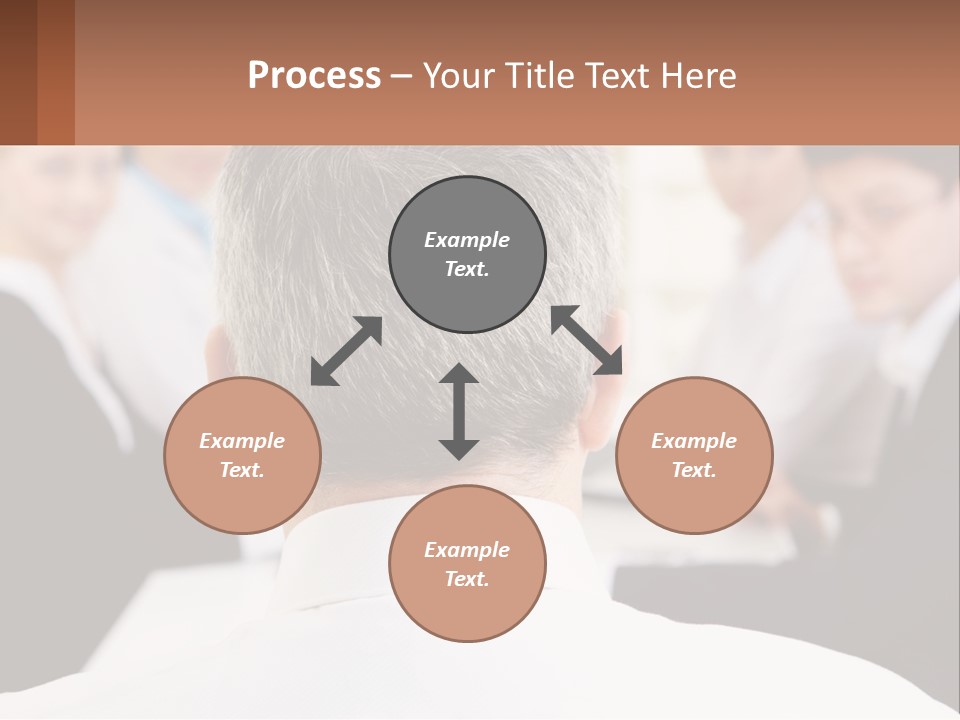 Greyhaired Sharing Speaker PowerPoint Template