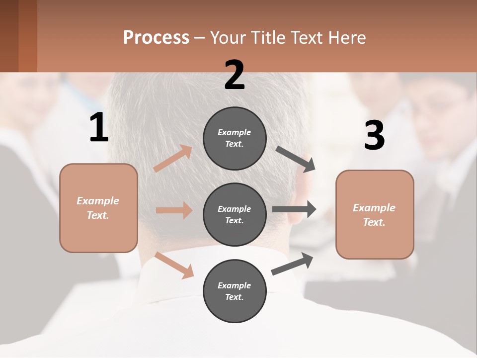 Greyhaired Sharing Speaker PowerPoint Template