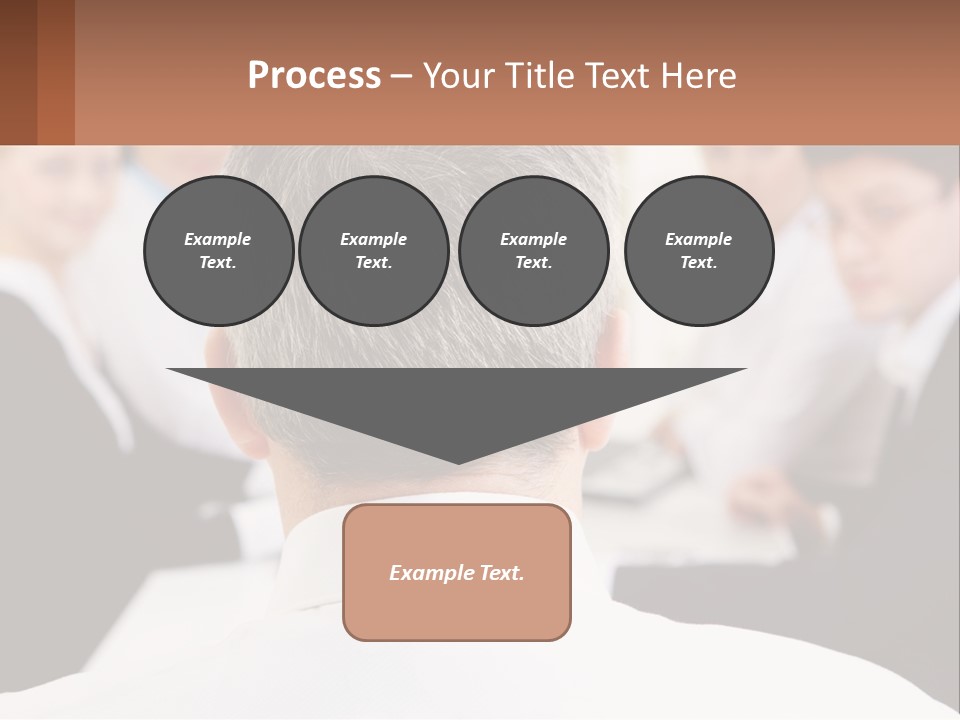 Greyhaired Sharing Speaker PowerPoint Template