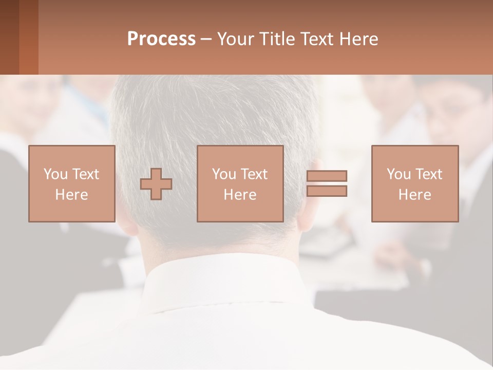 Greyhaired Sharing Speaker PowerPoint Template