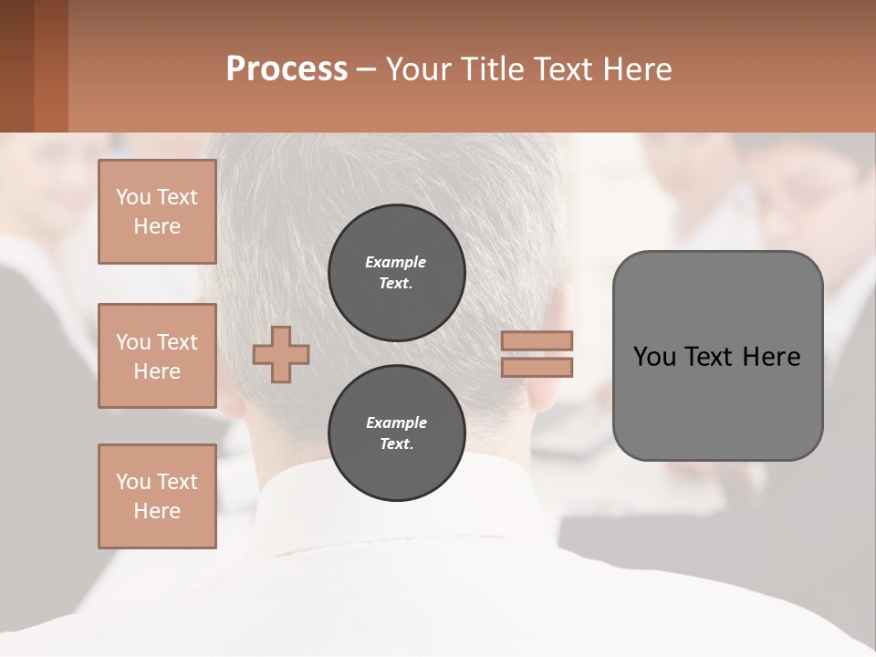 Greyhaired Sharing Speaker PowerPoint Template