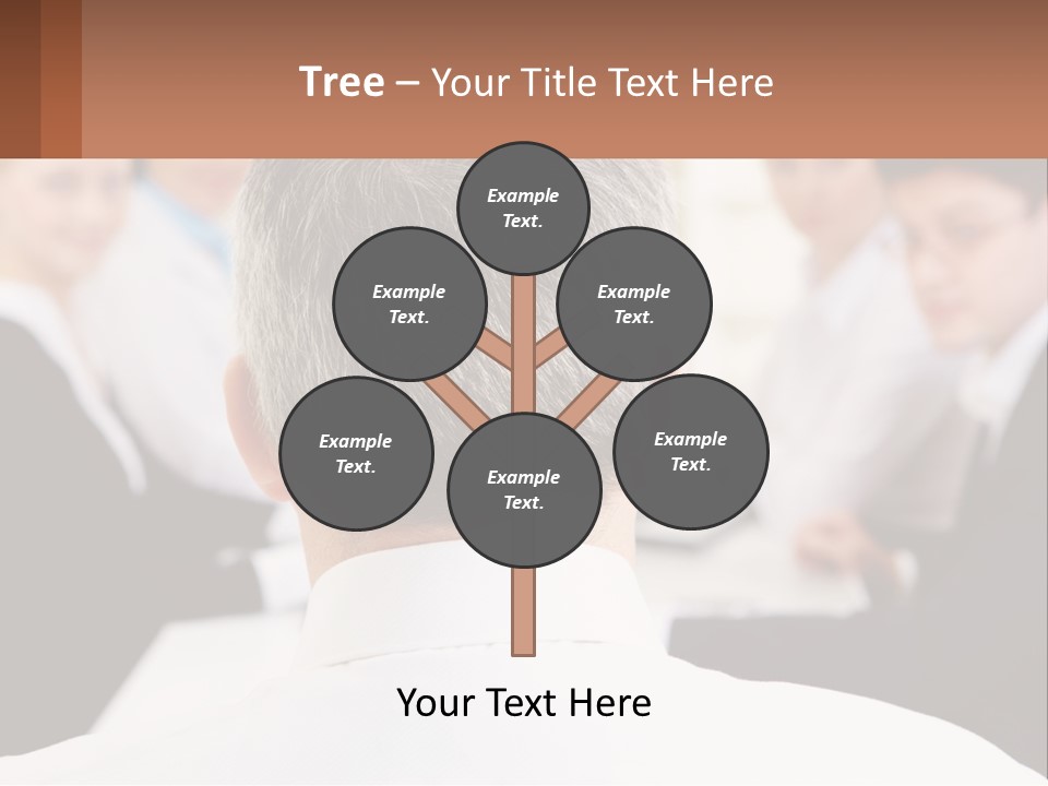 Greyhaired Sharing Speaker PowerPoint Template